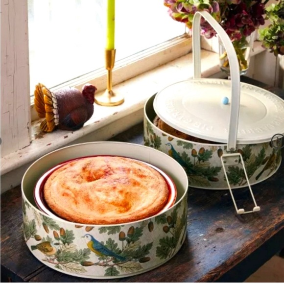 John Derian Birds & Acorns Tin 12x13 just one tin - Picture 1 of 2